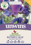 Unwins Sweet Pea Butterfly Blue